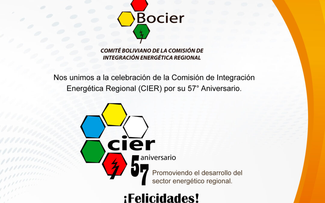 57 Años promoviendo el desarrollo del sector energético regional