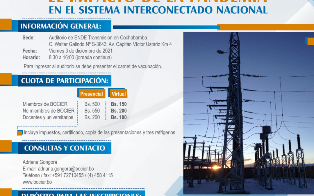 Participa del VIII FORO BOCIER 2021